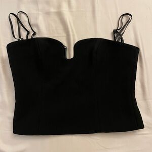 Double Shoulder Straps Corset Top